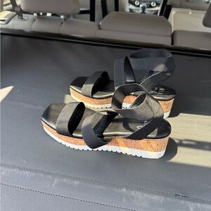 Black Strappy Sandals